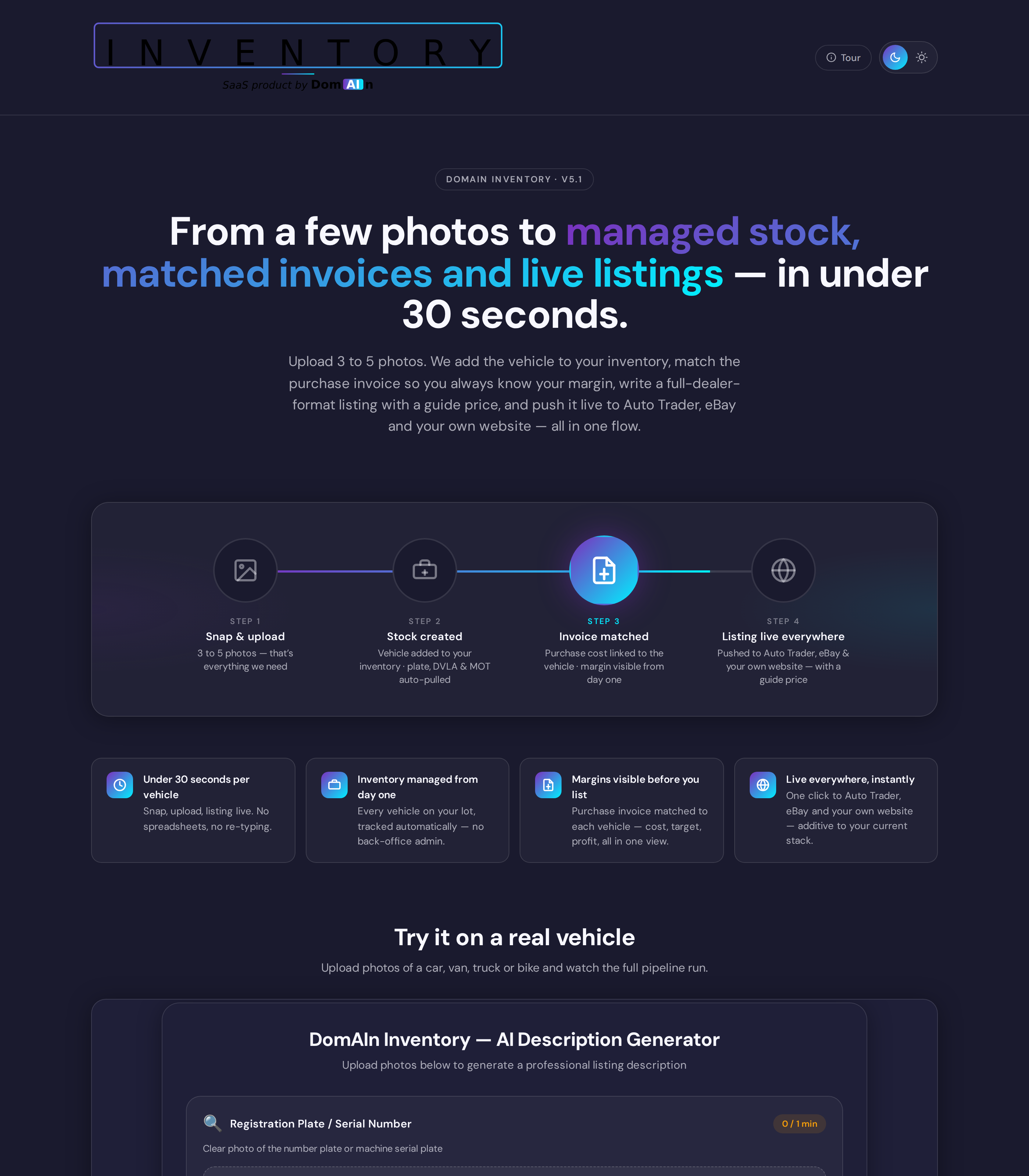 DomAIn Inventory